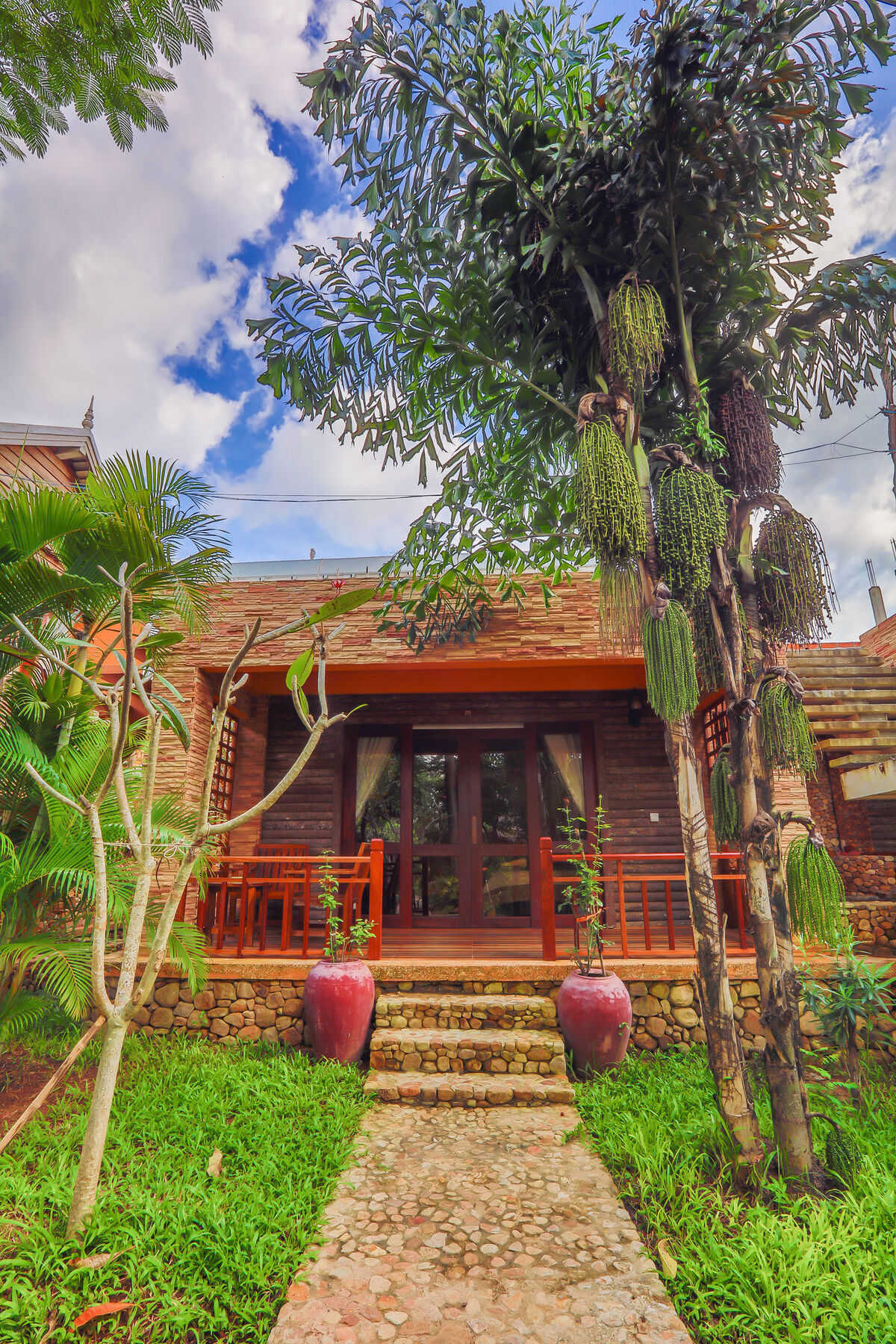 Natural Bungalows Restaurant And Bar Kampot Exterior photo