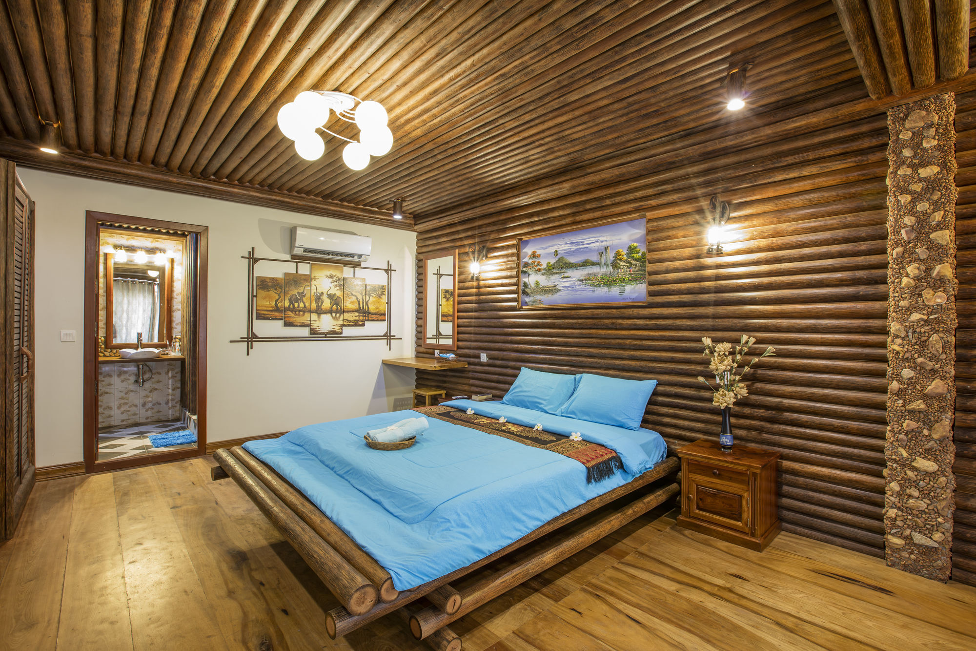 Natural Bungalows Restaurant And Bar Kampot Exterior photo